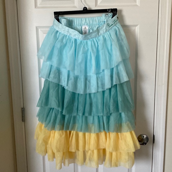 Disney Dresses & Skirts - NWT Disney Parks Color Me Courtney PrincessTiana Tiered Ruffle Midi Skirt Sz 2X